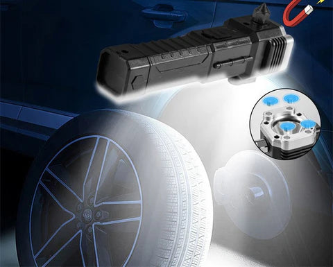 Linterna Táctica de Supervivencia Recargable 4 en 1