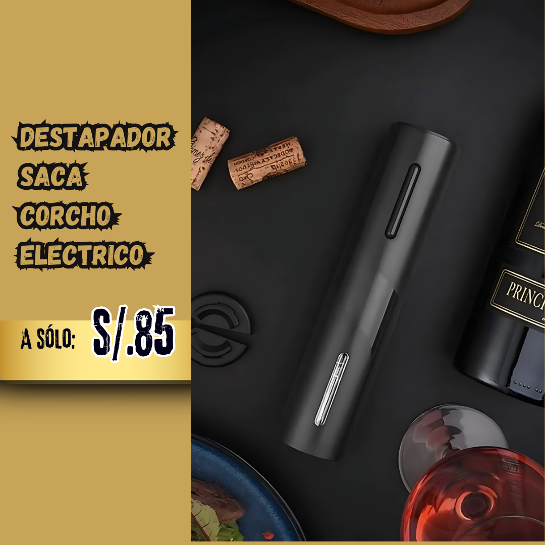 DESTAPADOR SACA CORCHO ELÉCTRICO🍷