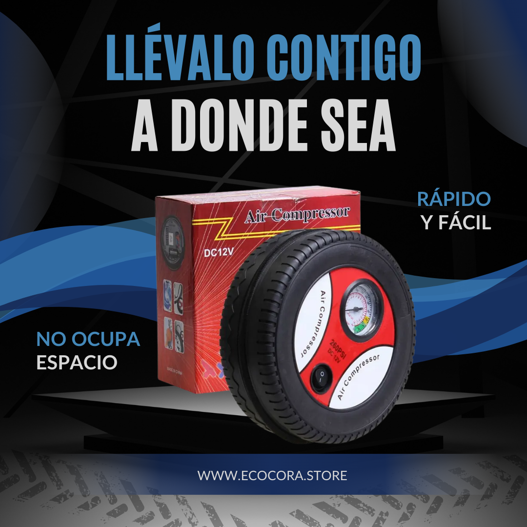 INFLADOR DE LLANTA PORTATIL🚗⚽🛟