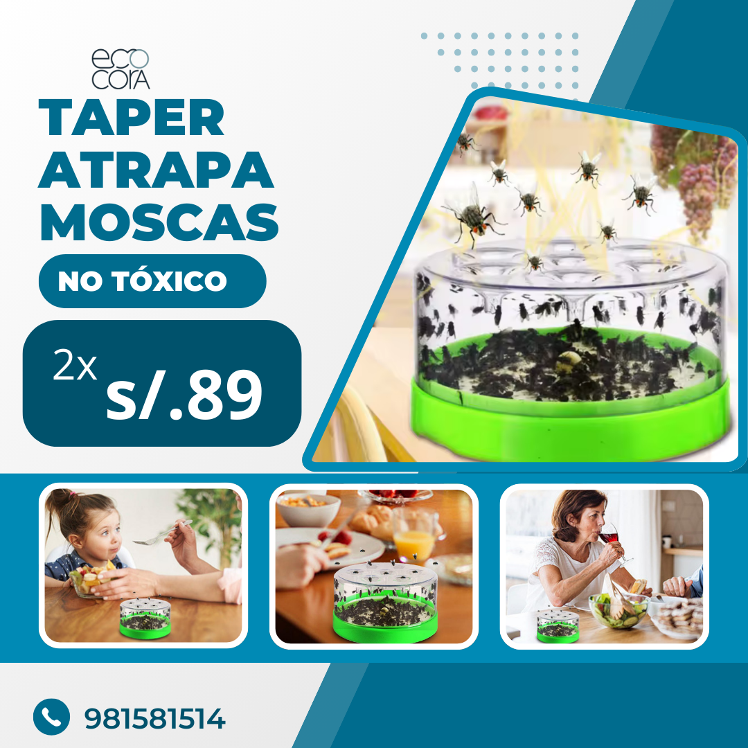 TAPER ATRAPA MOSCAS