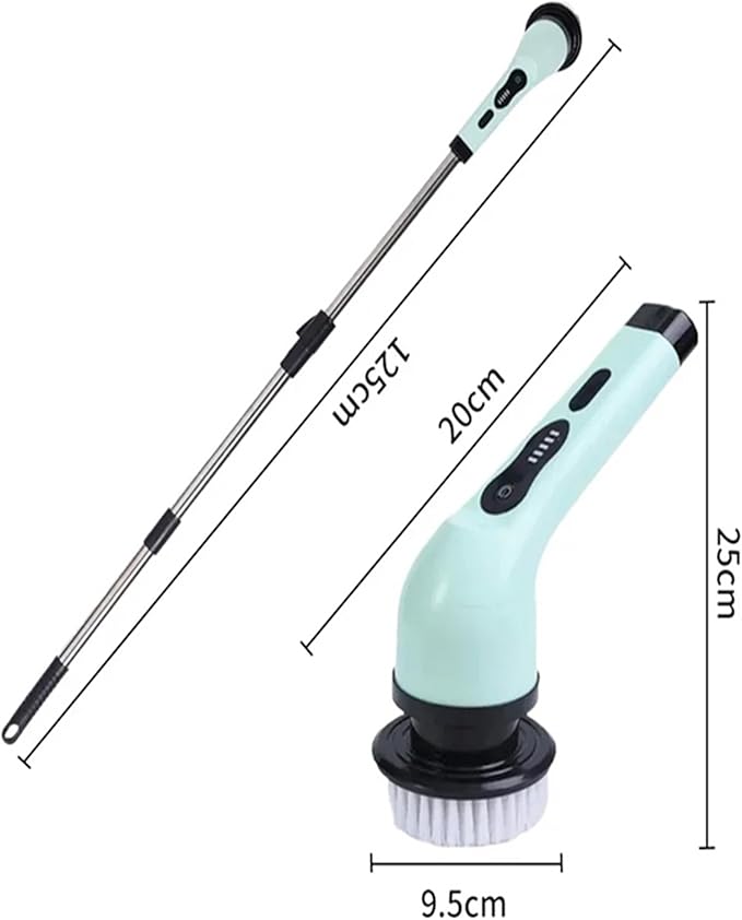 Cepillo Limpiador Eléctrico 9 en 1 – La Solución Total para la Limpieza del Hogar y tu Auto💫