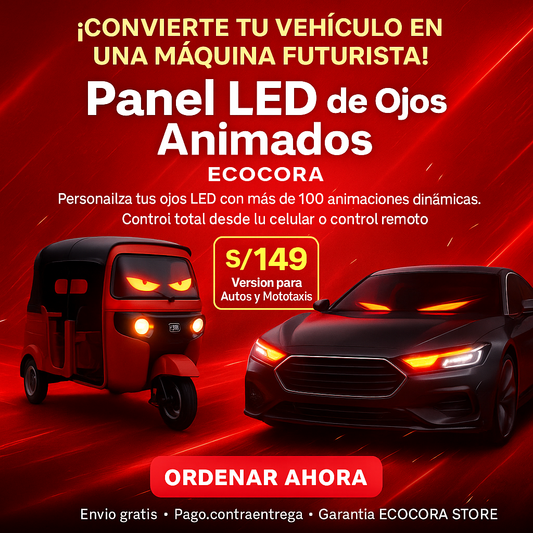 Panel Led De Ojos Animados + App + Control Remoto/publicidad Negro-FLEXIBLE PROGRAMABLE