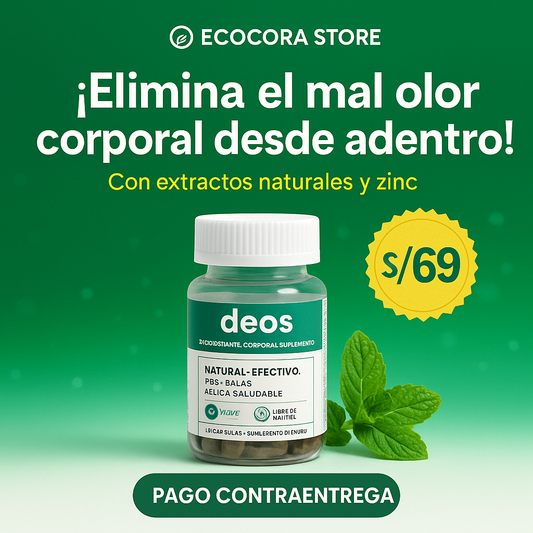 Suplemento Interno Deos 30 Capsulas Inoloro-Desodorante Corporal - ORIGINAL