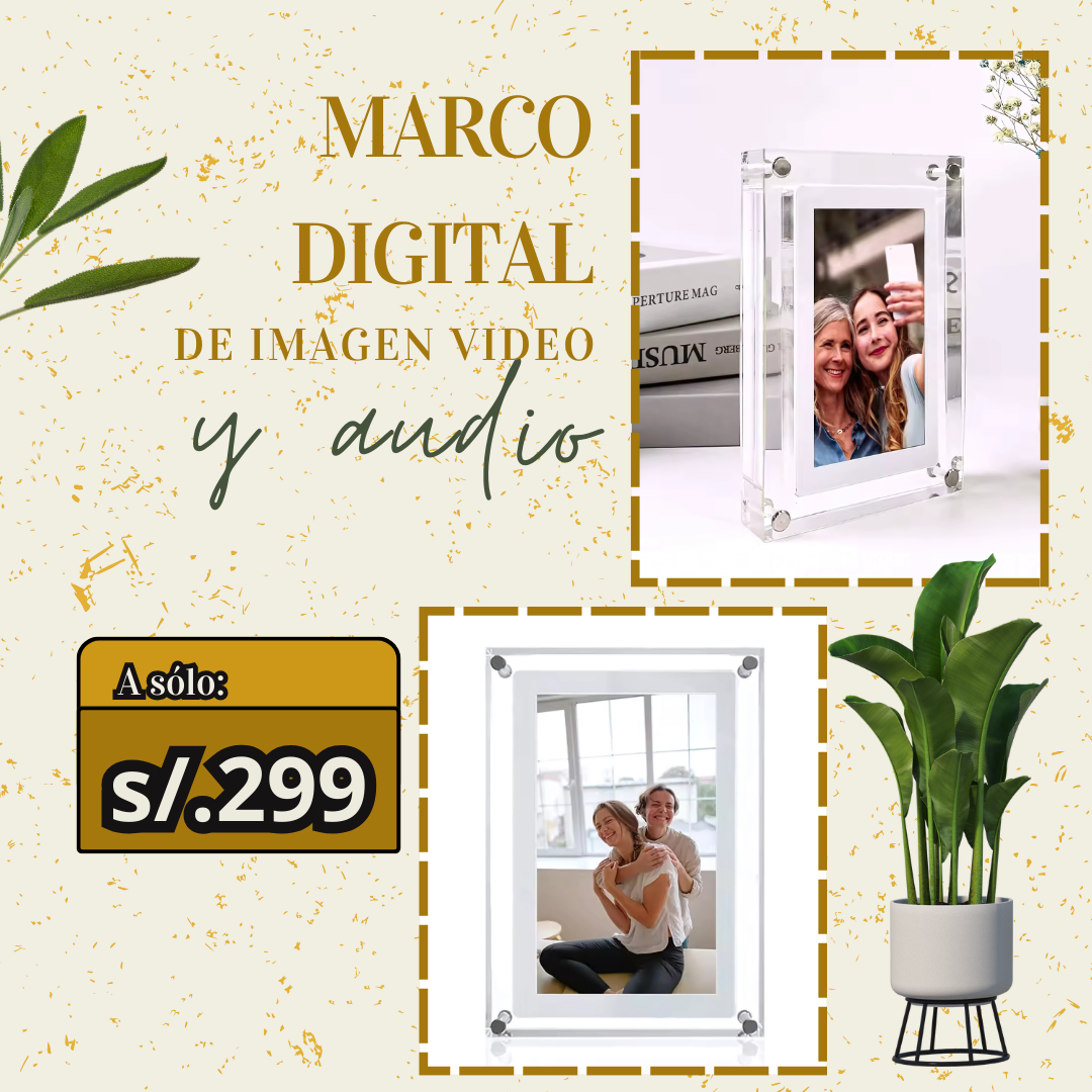 MARCO DIGITAL DE IMAGEN Y VIDEO CON AUDIO🎞️