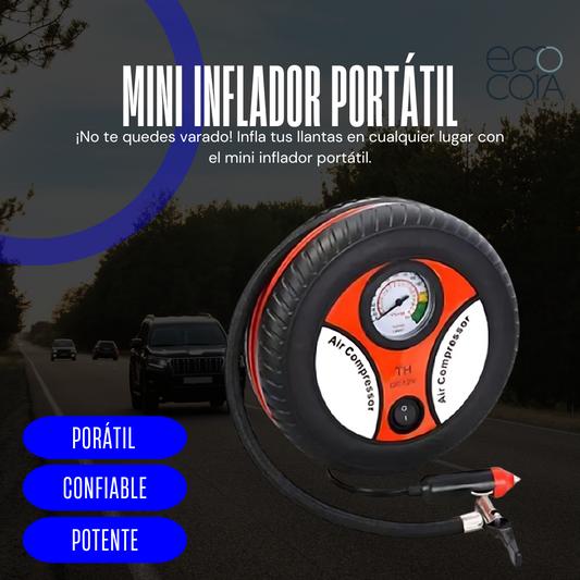INFLADOR DE LLANTA PORTATIL🚗⚽🛟