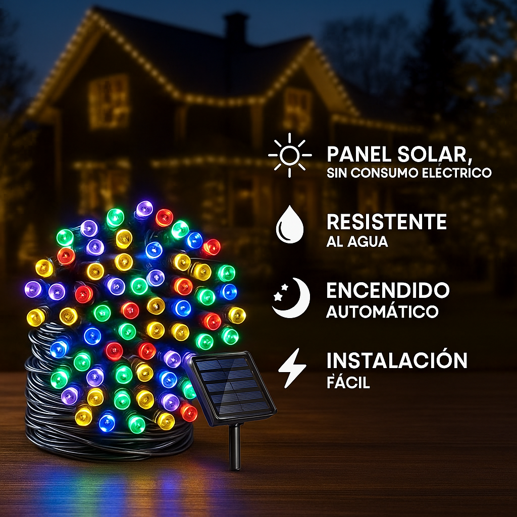 Guirnalda LED solar