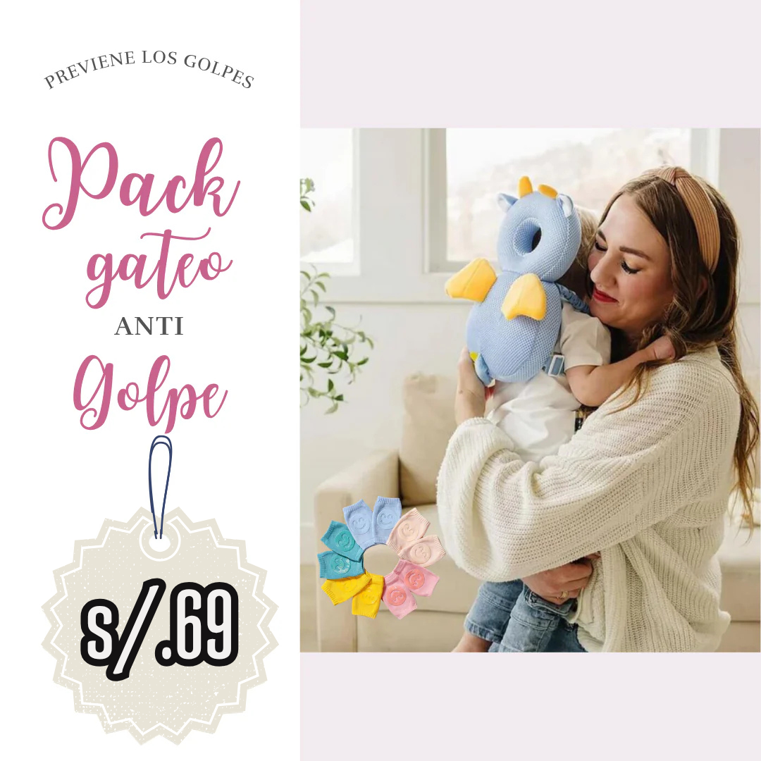 Pack Gateo + Antigolpes para Bebés👶🏼