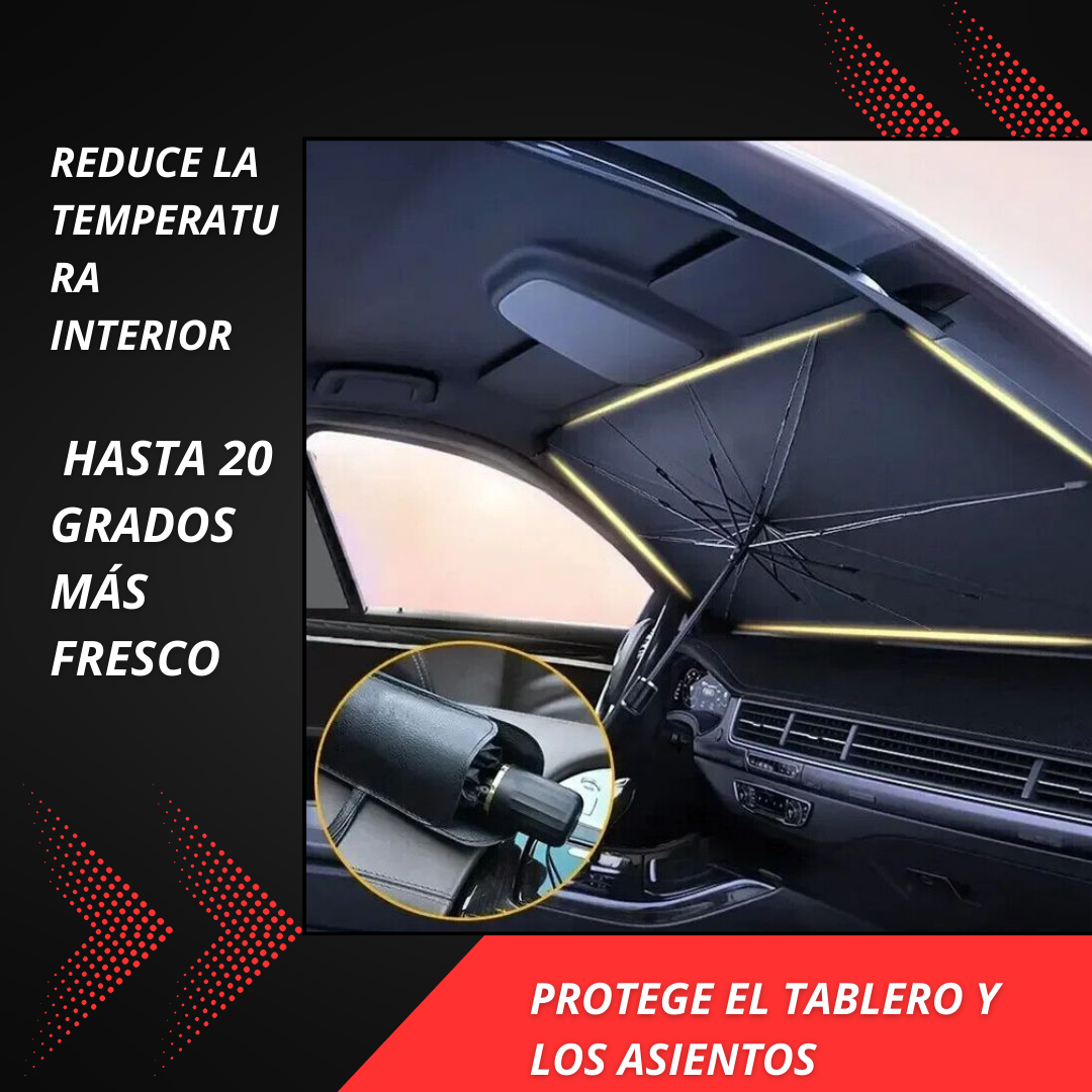 TAPASOL PARA AUTO CON ESTUCHE - CALIDAD A1✨